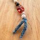 Beaded Bag Charm - Handmade