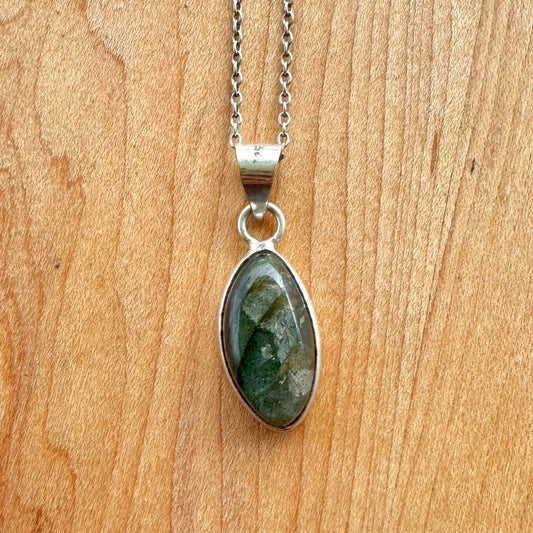 Labradorite Pendant - Sterling Silver