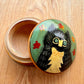Hand Painted Trinket Box - Tuxedo Cat