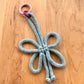 Butterfly Knot Bag Charm - Handmade
