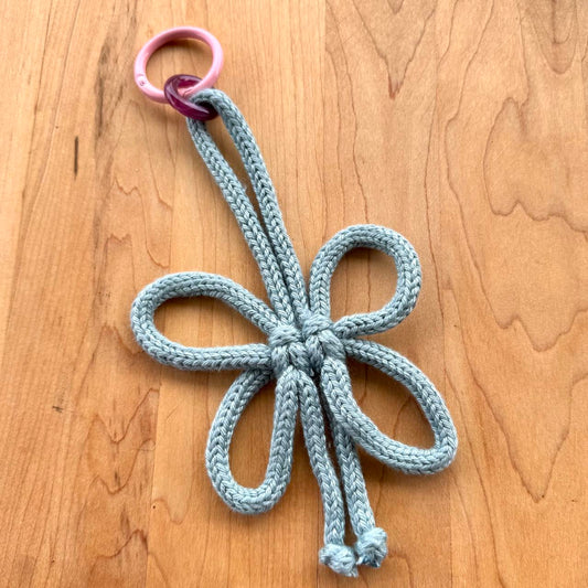 Butterfly Knot Bag Charm - Handmade