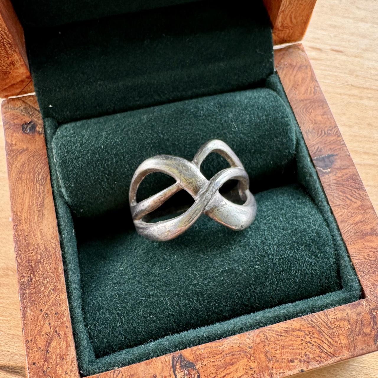 Large Wave Ring - Sterling Silver