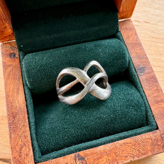 Large Wave Ring - Sterling Silver
