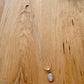 Rose Quartz Pendant Necklace - Silver Plated