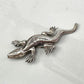 Komodo Dragon Vintage Brooch - Sterling Silver