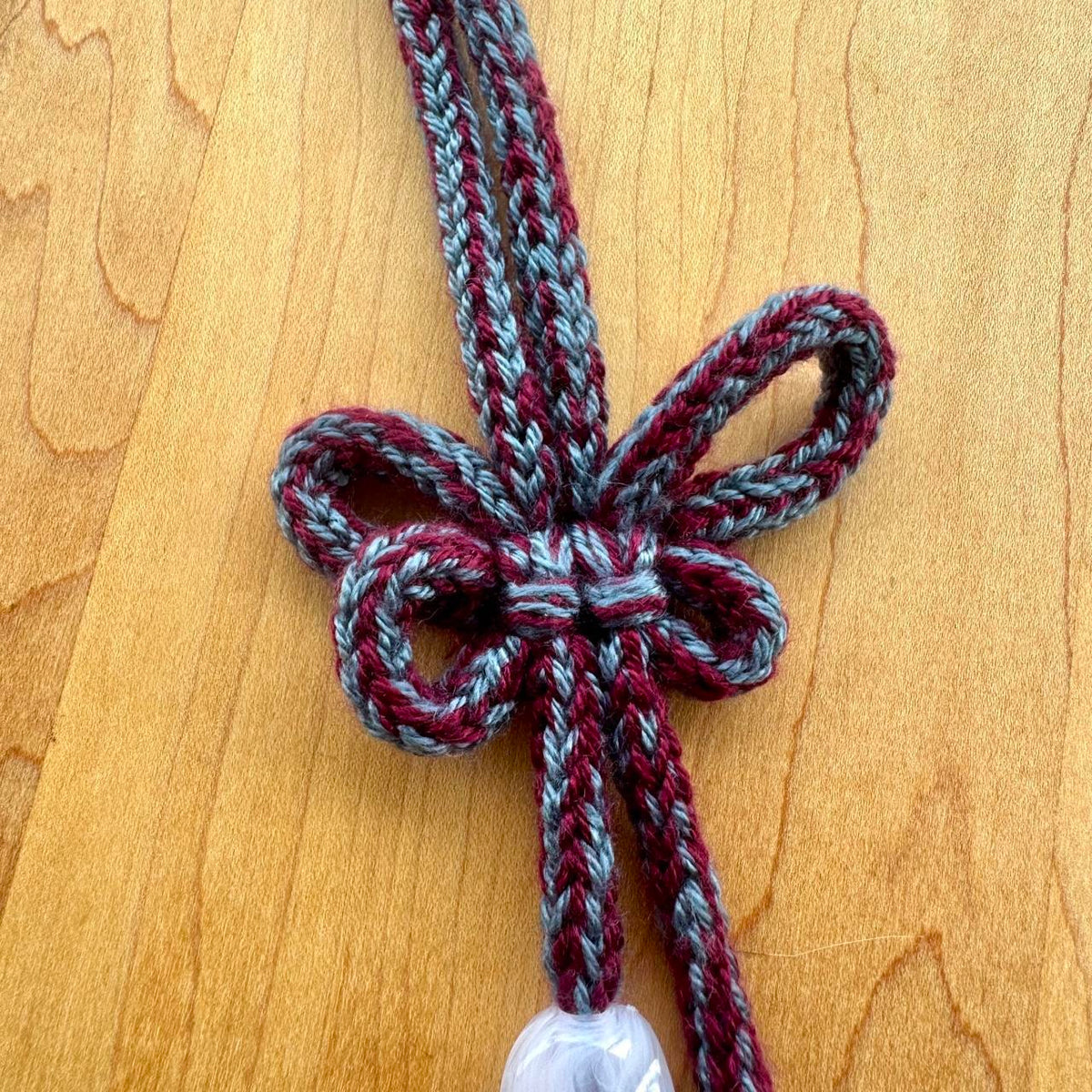 Butterfly Knot Bag Charm - Handmade