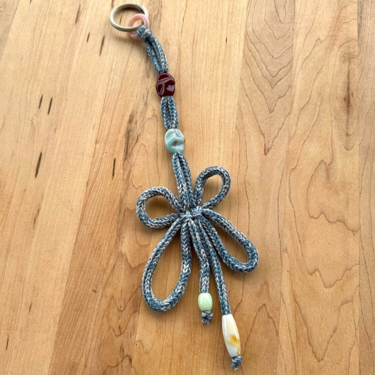 Butterfly Knot Bag Charm - Handmade