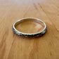 Size 10.5 Pattern Band Ring - Sterling Silver
