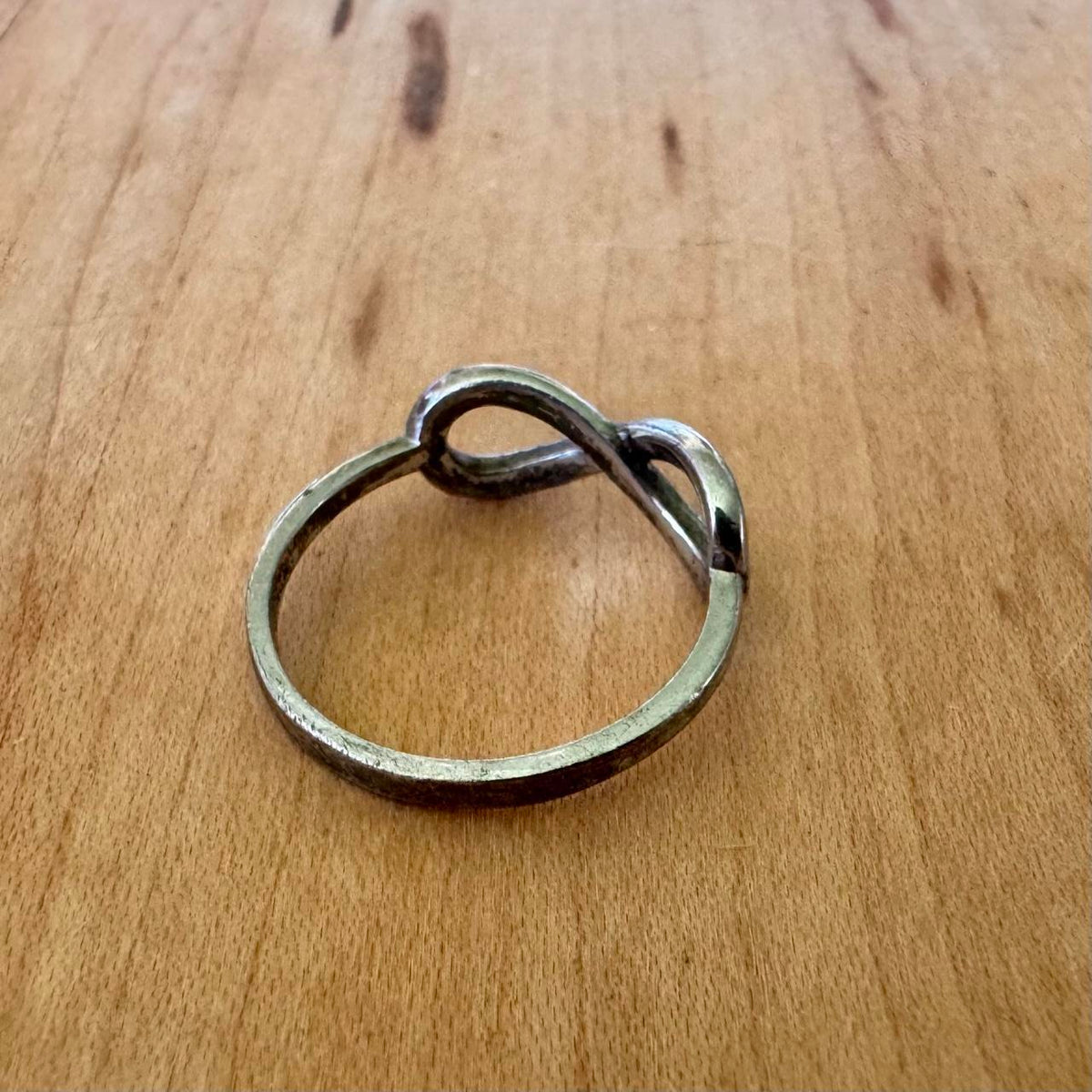 Sz 8 Infinity Ring - Sterling Silver