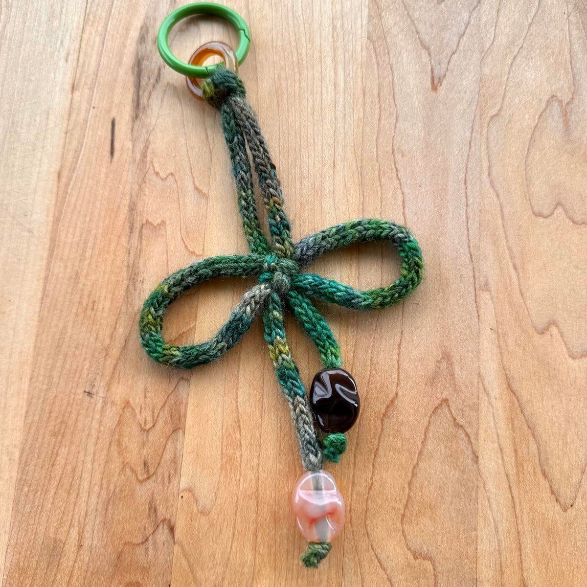 Lucky Knot Bag Charm - Handmade