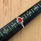 Sz 8.25 Carnelian Ring - Sterling Silver