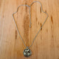 Claddagh & Four Leaf Clover Coin Pendant
