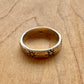 Hand Stamped Sun Ring - Sterling Silver